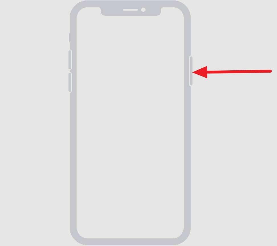 press the power button