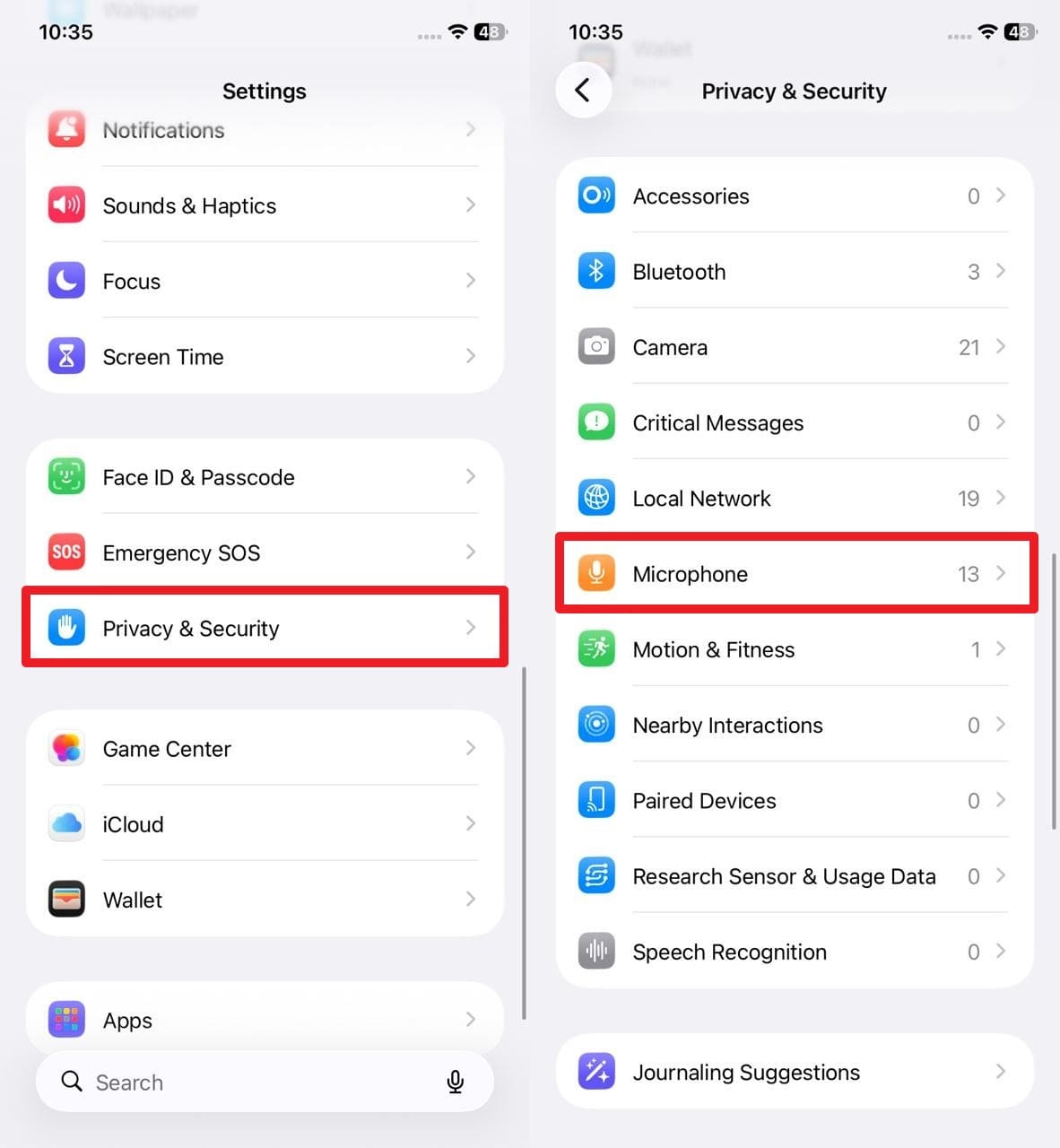 pick the microphone option