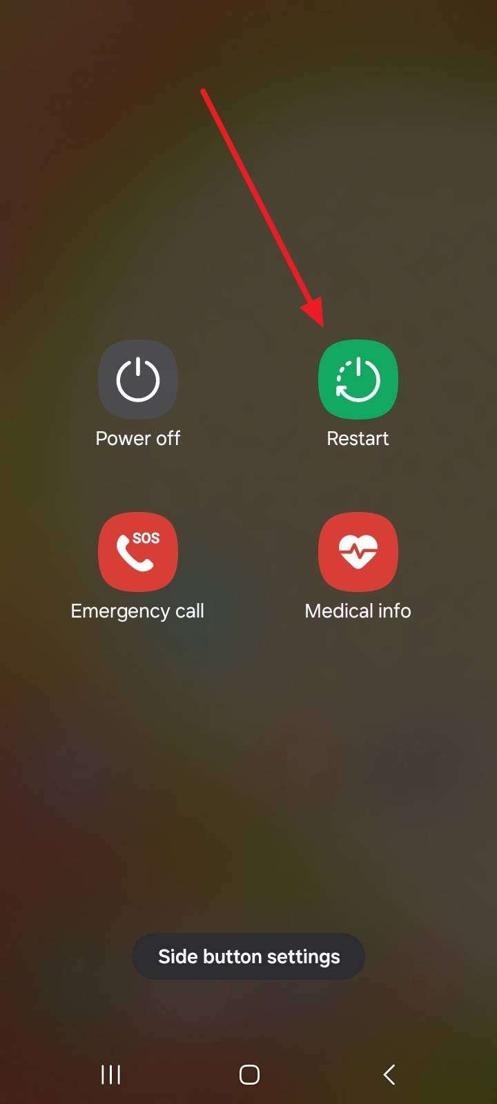 restart samsung phone