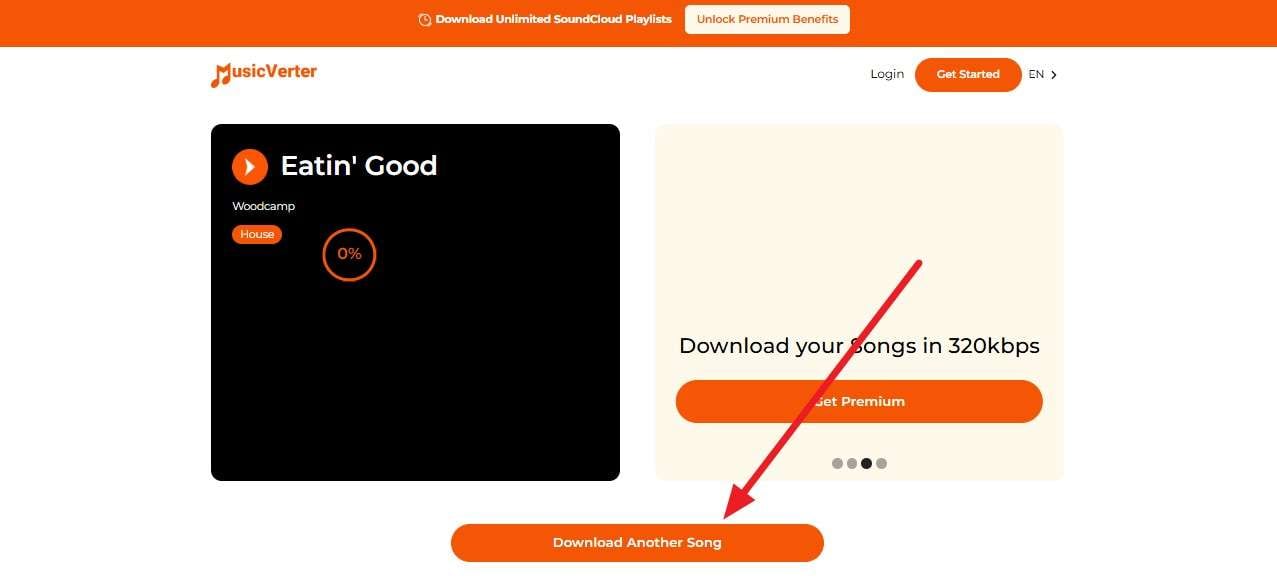 press the download button