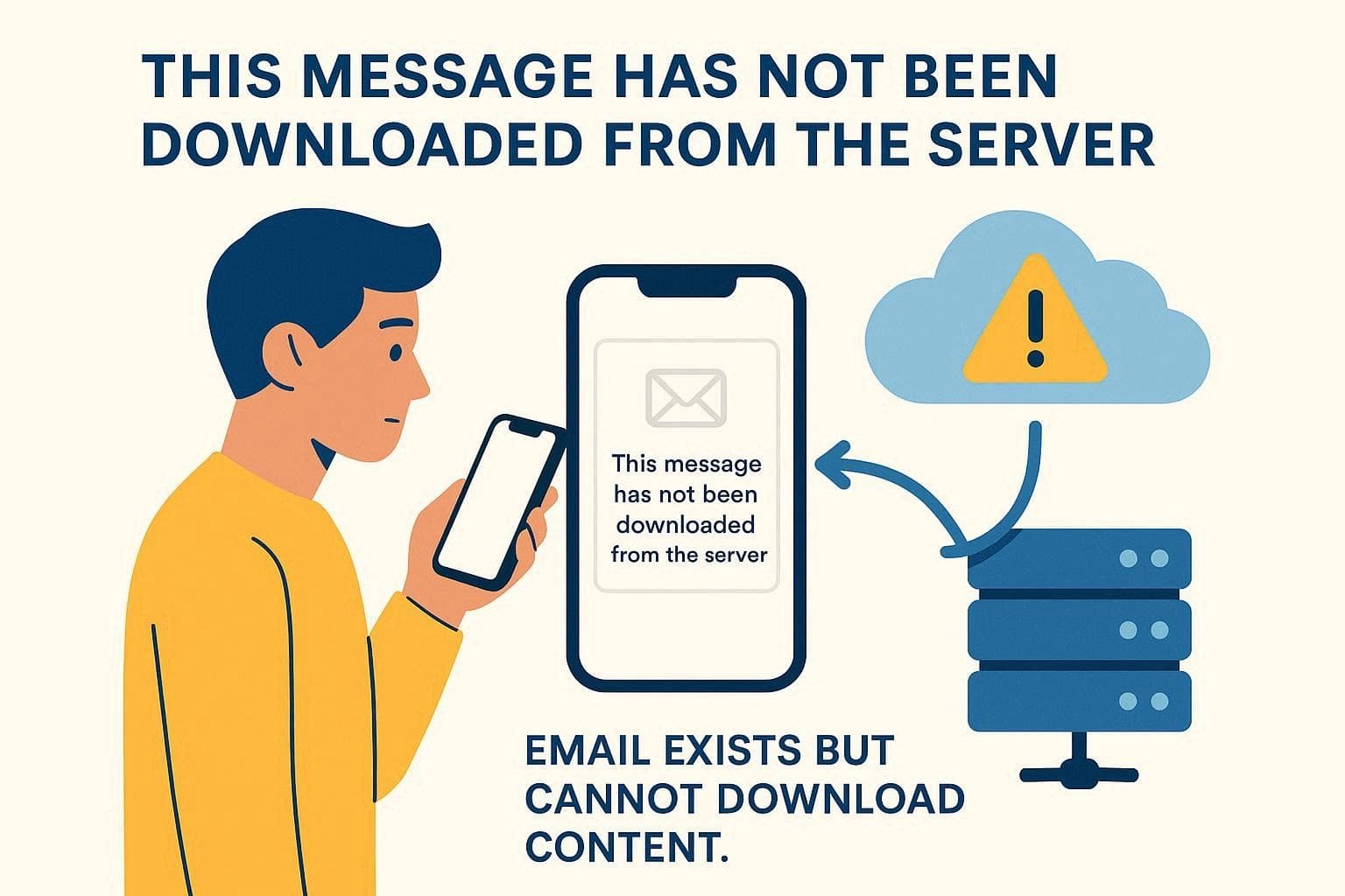 this message has not been downloaded by the server