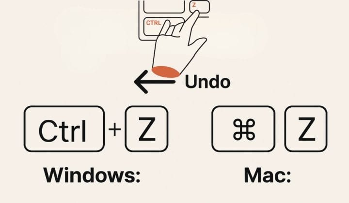 what is undo shortcut