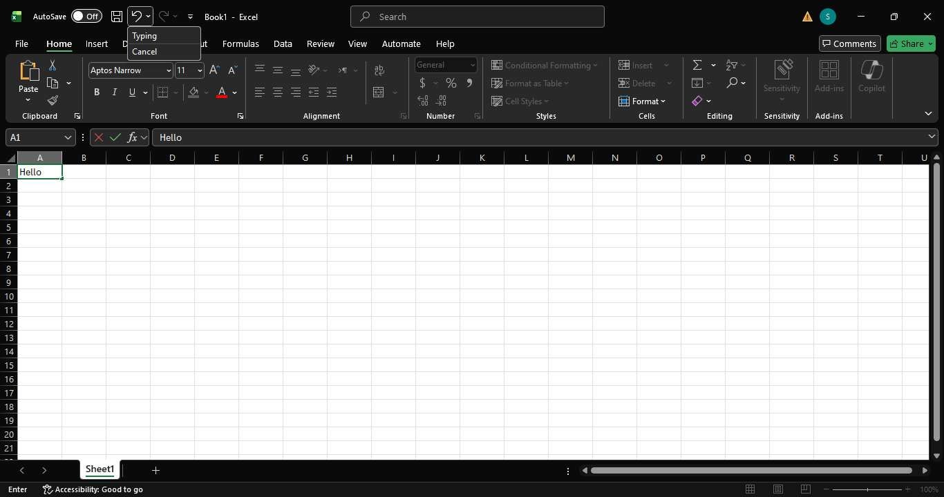 how to undo read only in excel