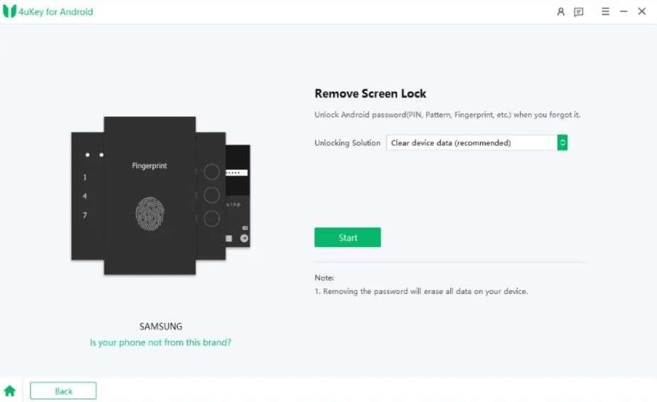 pick the unlocking solution