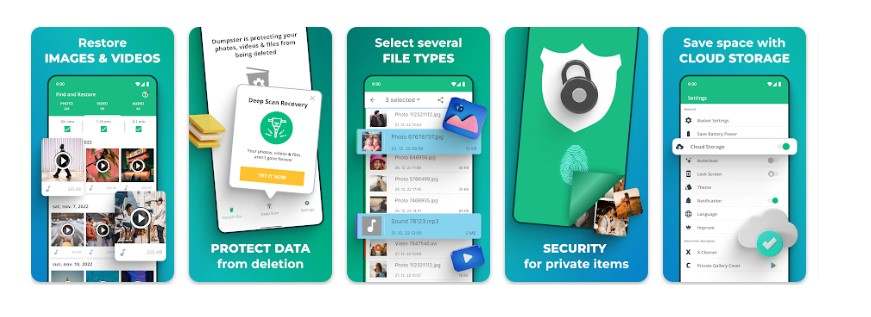 dumpster video recovery app