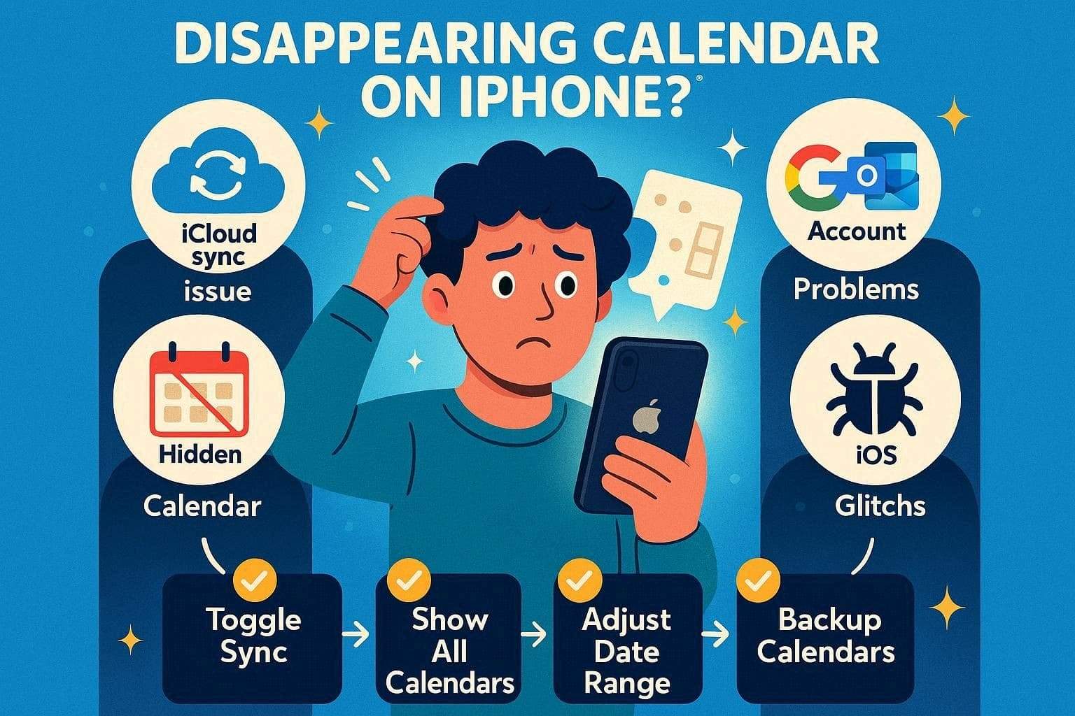 iPhoneのカレンダー紛失を防ぐ対策