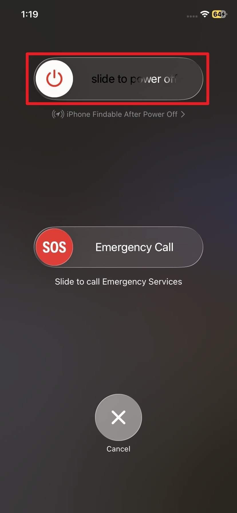 iPhone再起動後のカレンダー確認