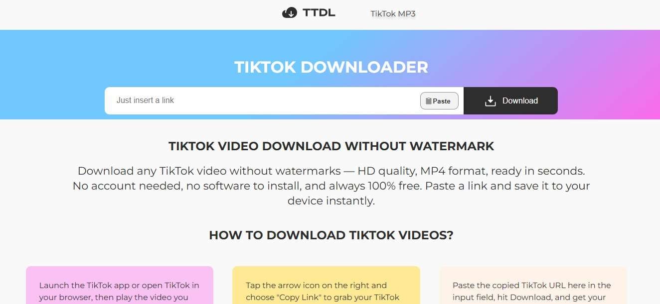 tiktokdownload online download sound from tiktok without watermark