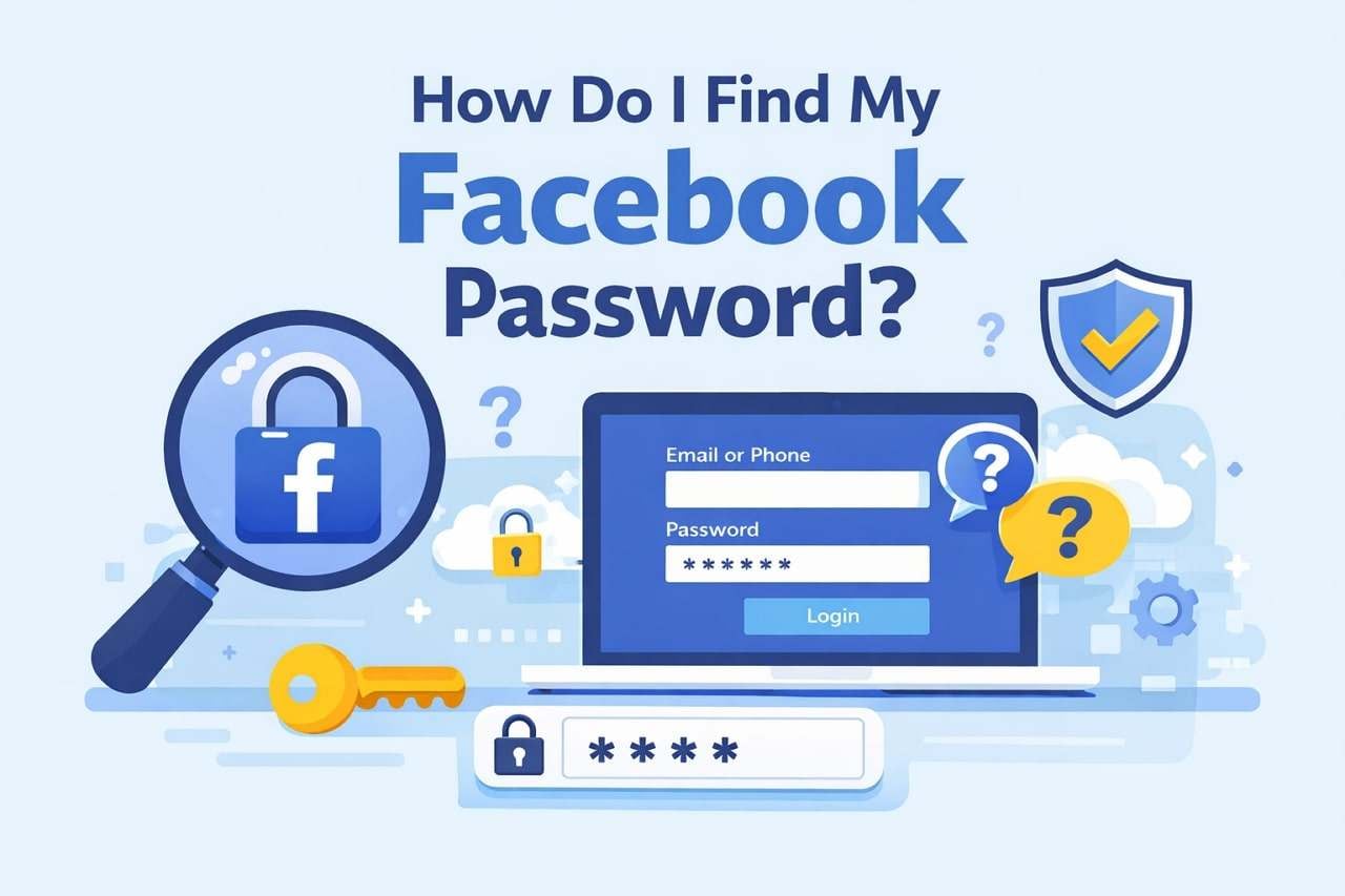 how do i find my facebook password