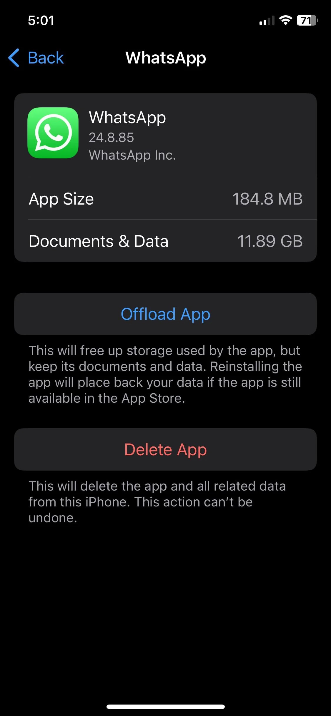 how to log out of whatsapp