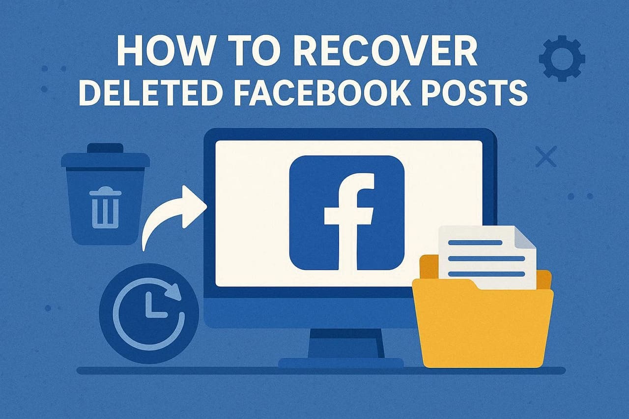 Facebookの削除された投稿を復元する手順