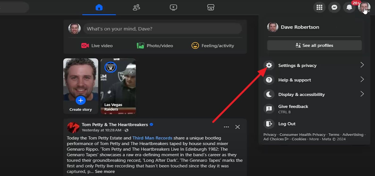 Facebookページのアクティビティログ設定