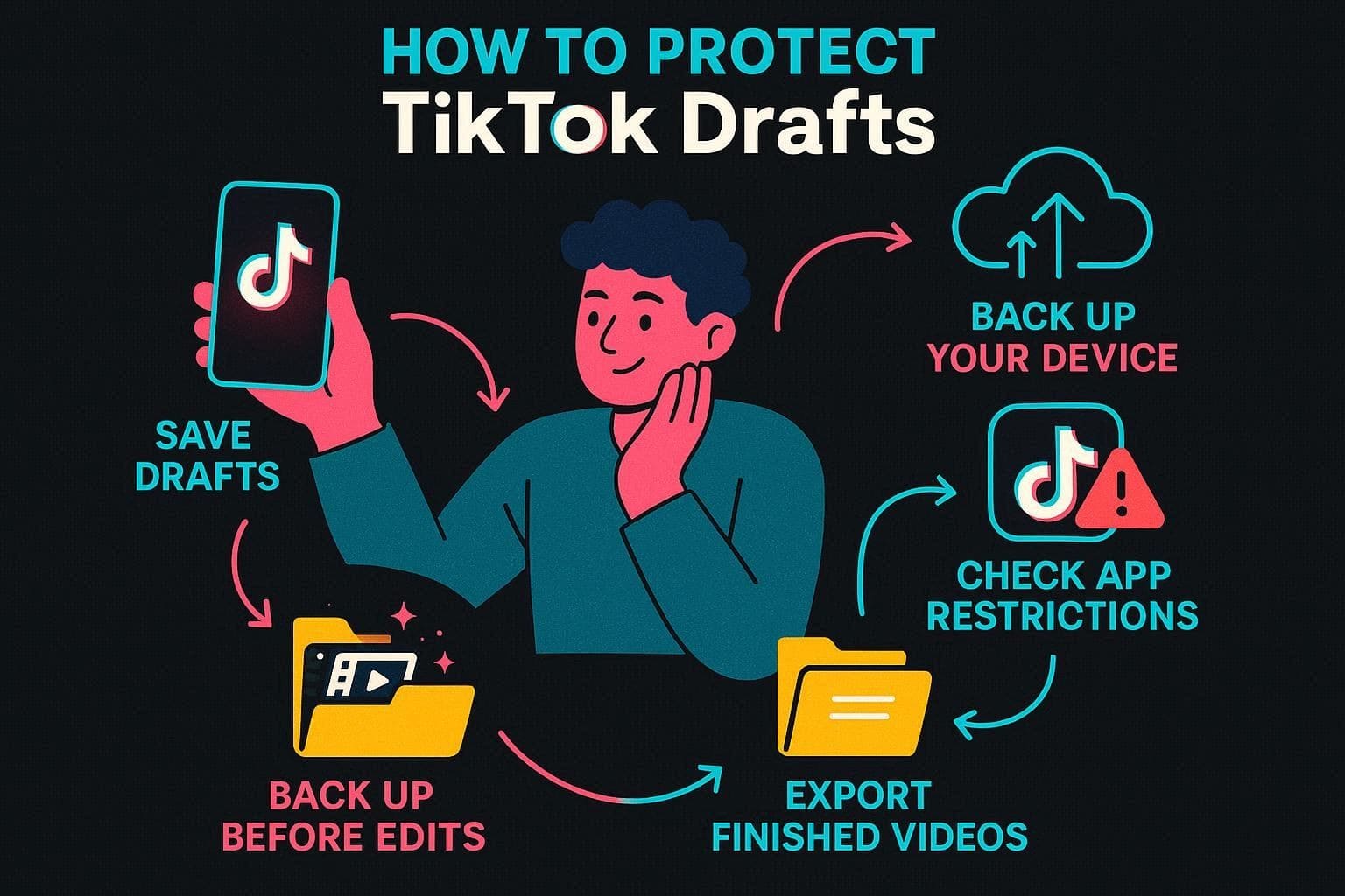 TikTokのデータを守るための対策