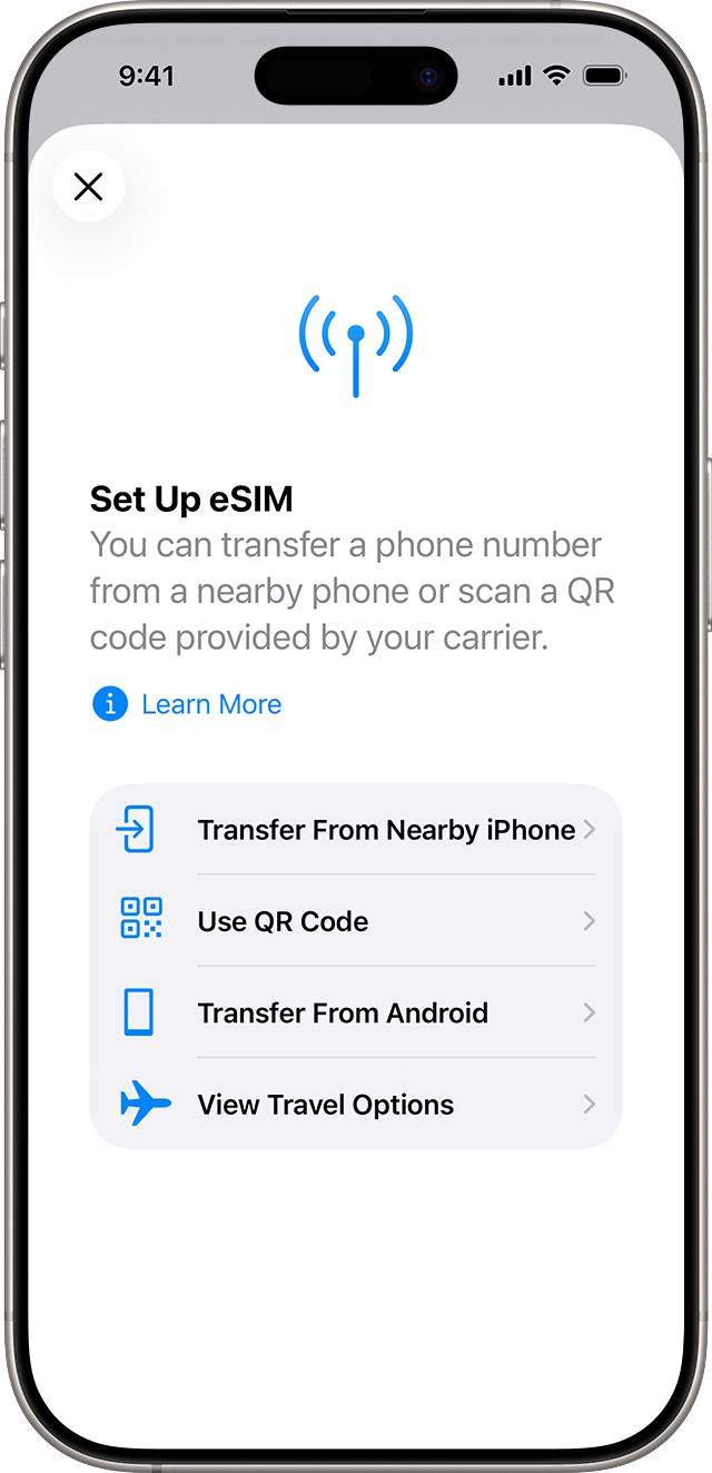 how to transfer esim to another phone
