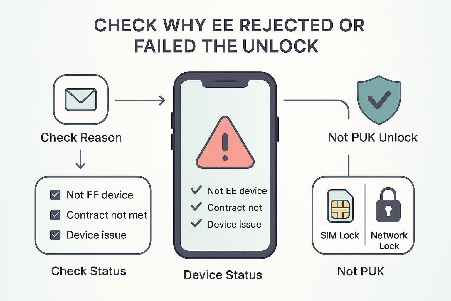 check why ee rejected the request