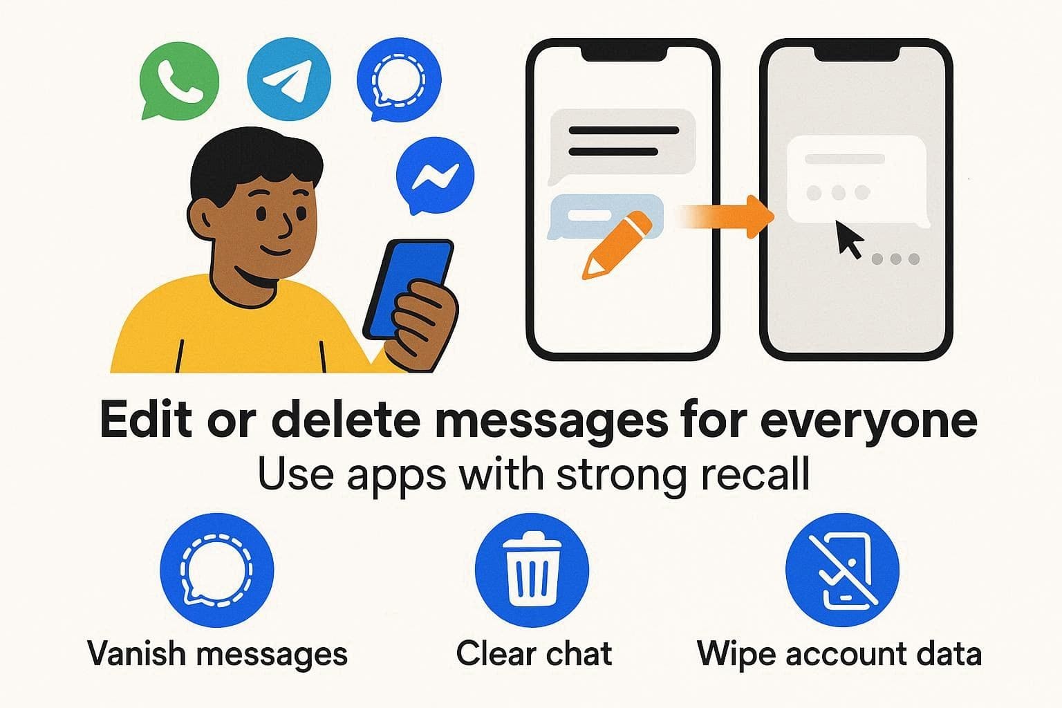 choose to edit the message