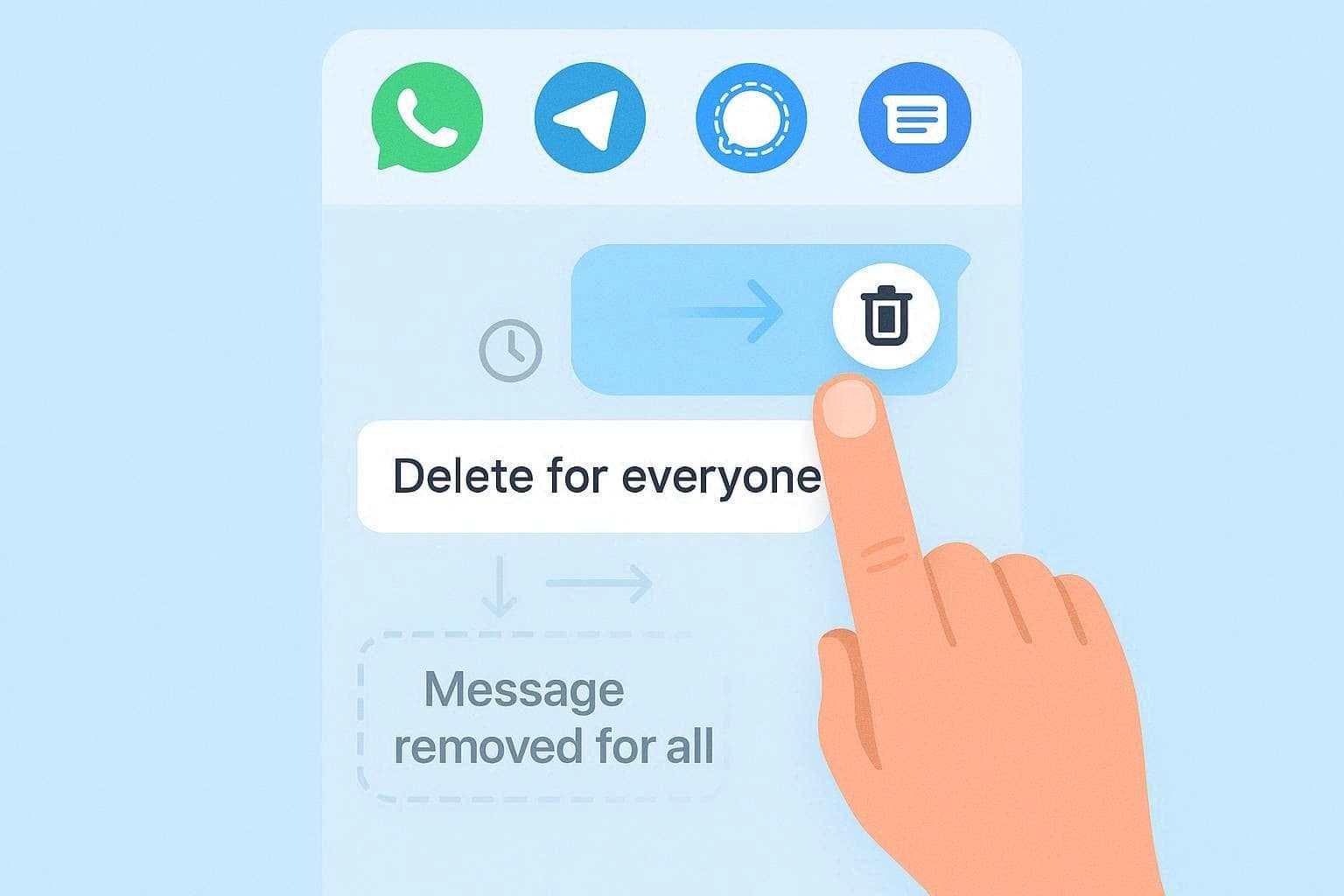 how to unsend a text on android