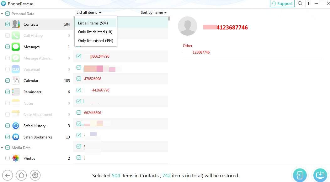 imobile recovery software