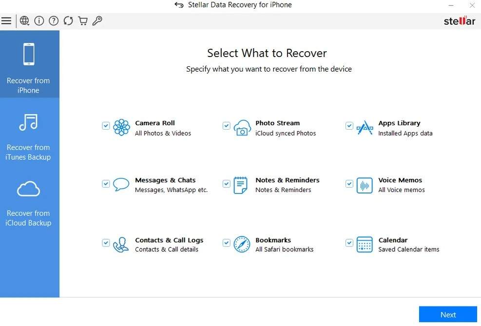 stellar recovery software