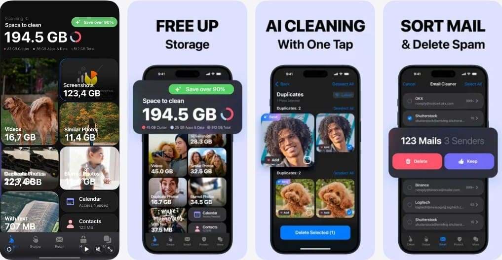 cleaner kit cell phone cleaning app