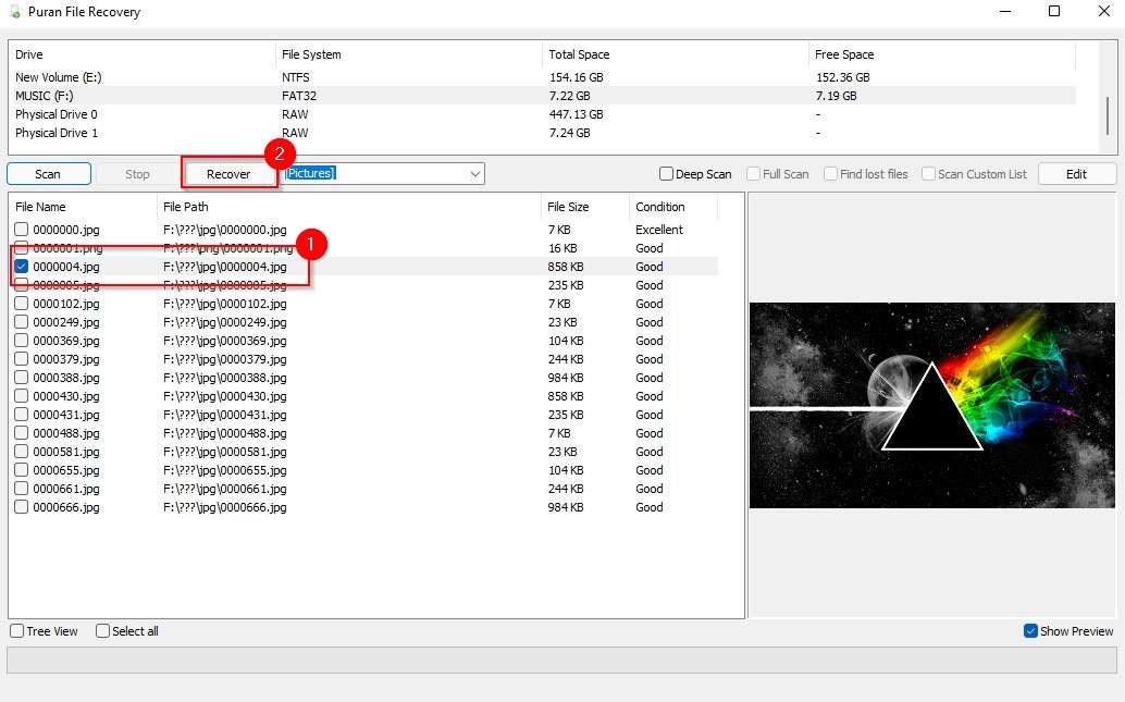 puran recovery software