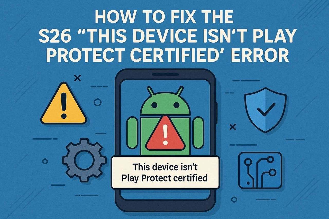 this device isn t play protect certified