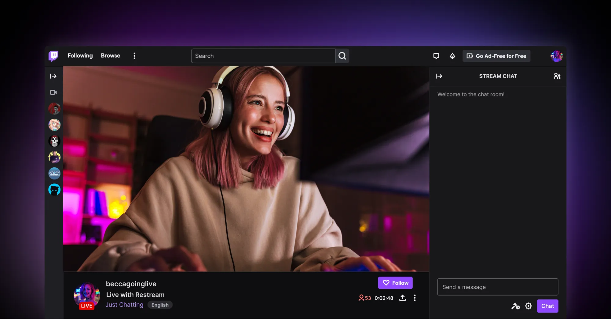 streamyard kik streaming