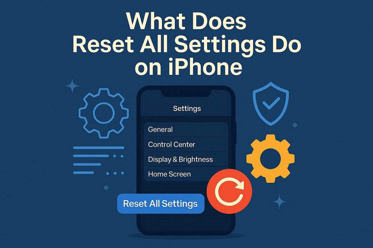 what does reset all settings do on an iphone