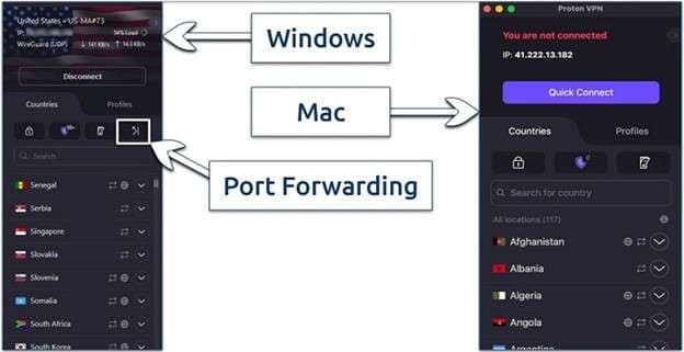 protonvpn protocols