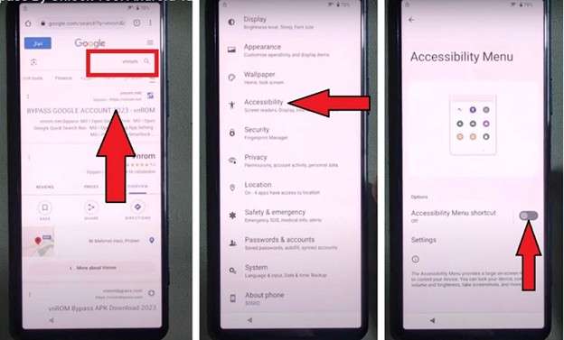 access settings from chrome