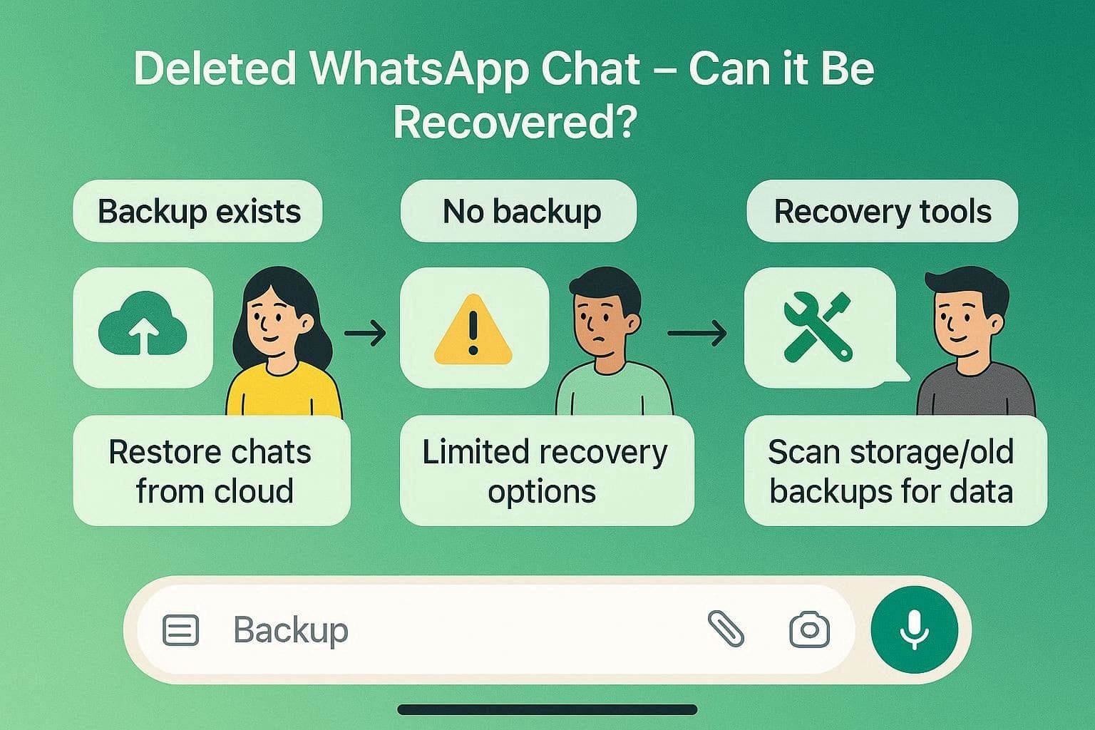 i accidentally deleted a whatsapp chat