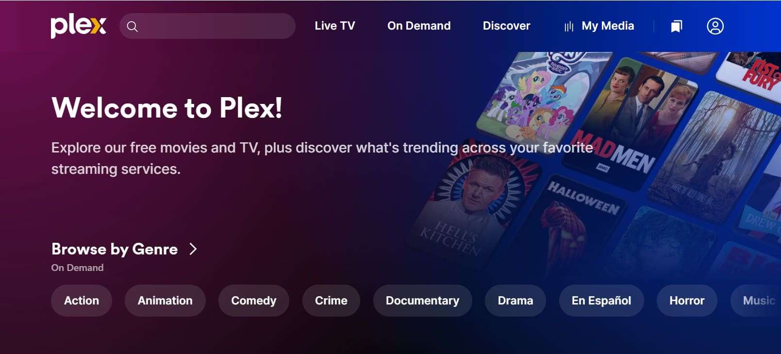 jellyfin alternate plex interface