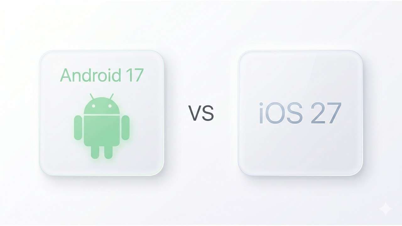 choose between android 17 vs ios 27