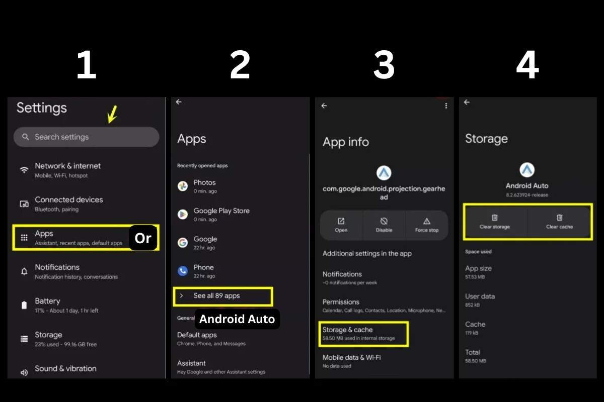 android auto is not working