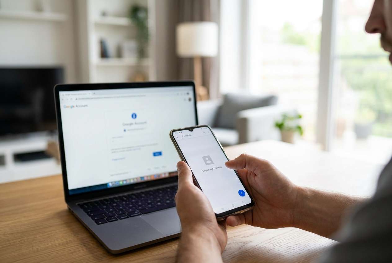 android contacts disappeared after google sync conflict: ai prompt guide | dr.fone prompt guide