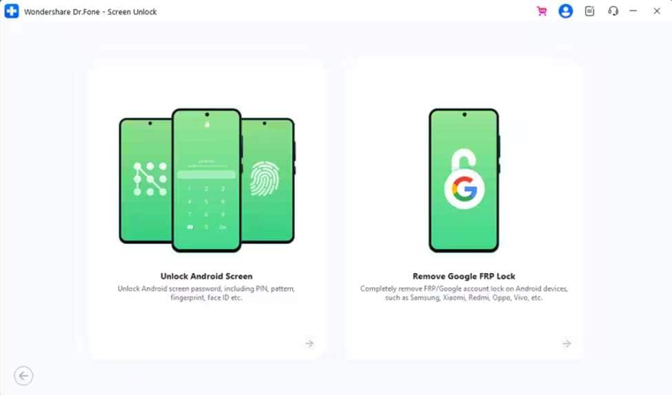 drfone screen unlock tool