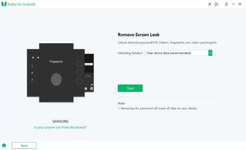 tenoreshare 4ukey unlock tool