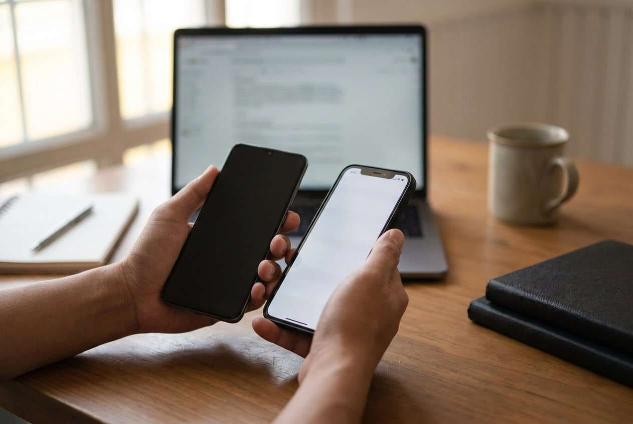 android to iphone transfer without losing contacts and photos: ai prompt guide | dr.fone prompt guide