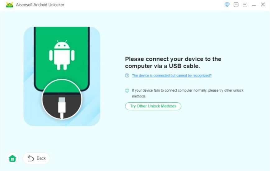 aiseesoft android unlock tool