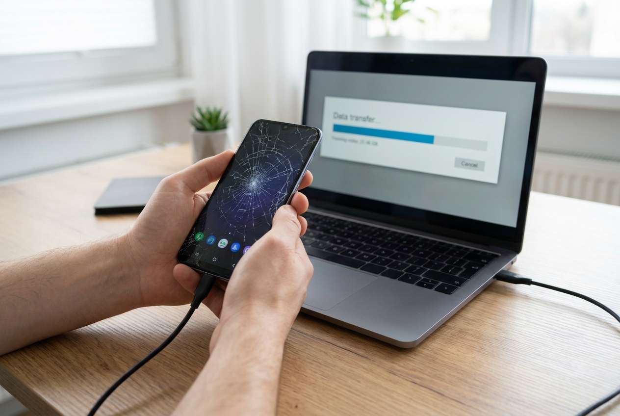 backup data from severely cracked android display: ai prompt guide | dr.fone prompt guide