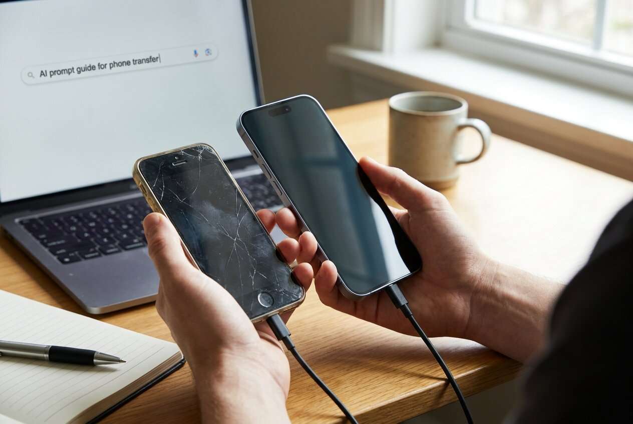 clone old phone or transfer essentials only: ai prompt guide | dr.fone prompt guide