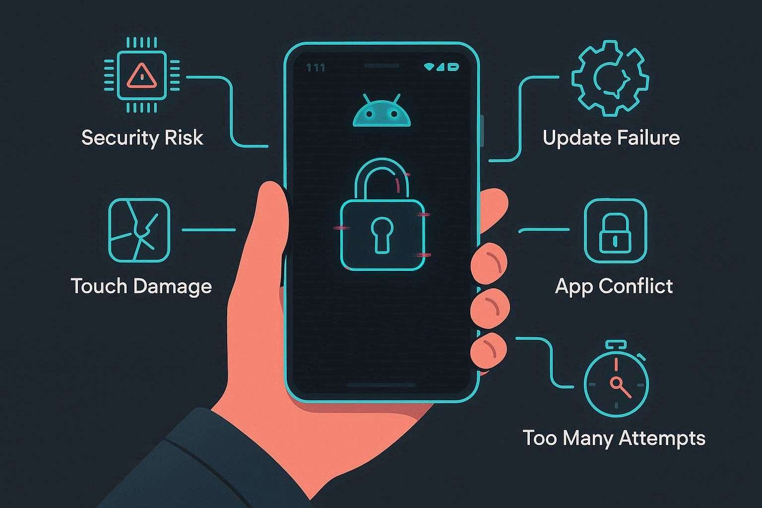 why android gets locked