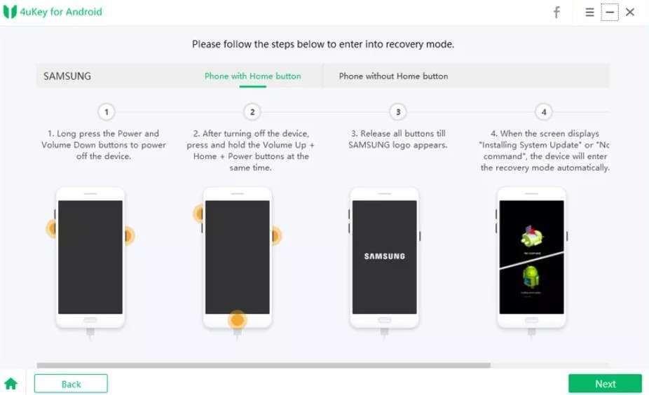 access the recovery mode