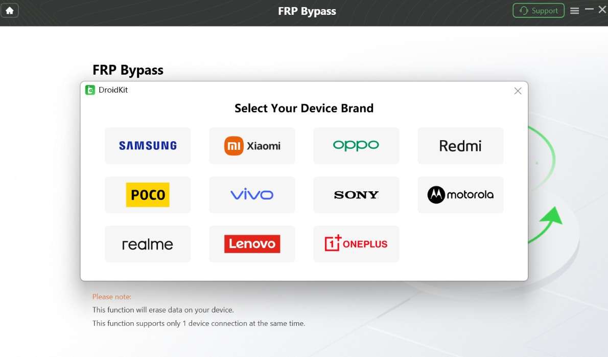 pick the android model
