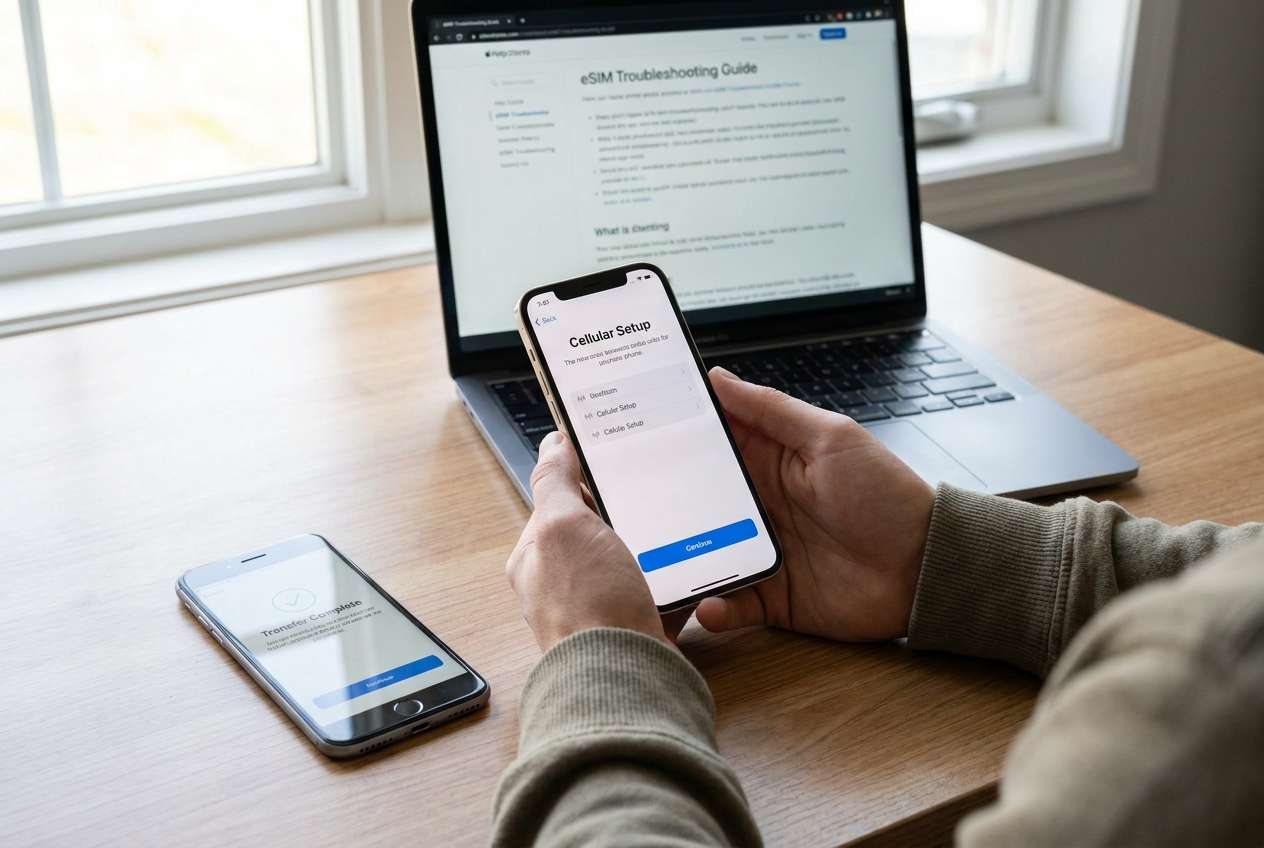 esim setup on new iphone after phone transfer: ai prompt guide | dr.fone prompt guide