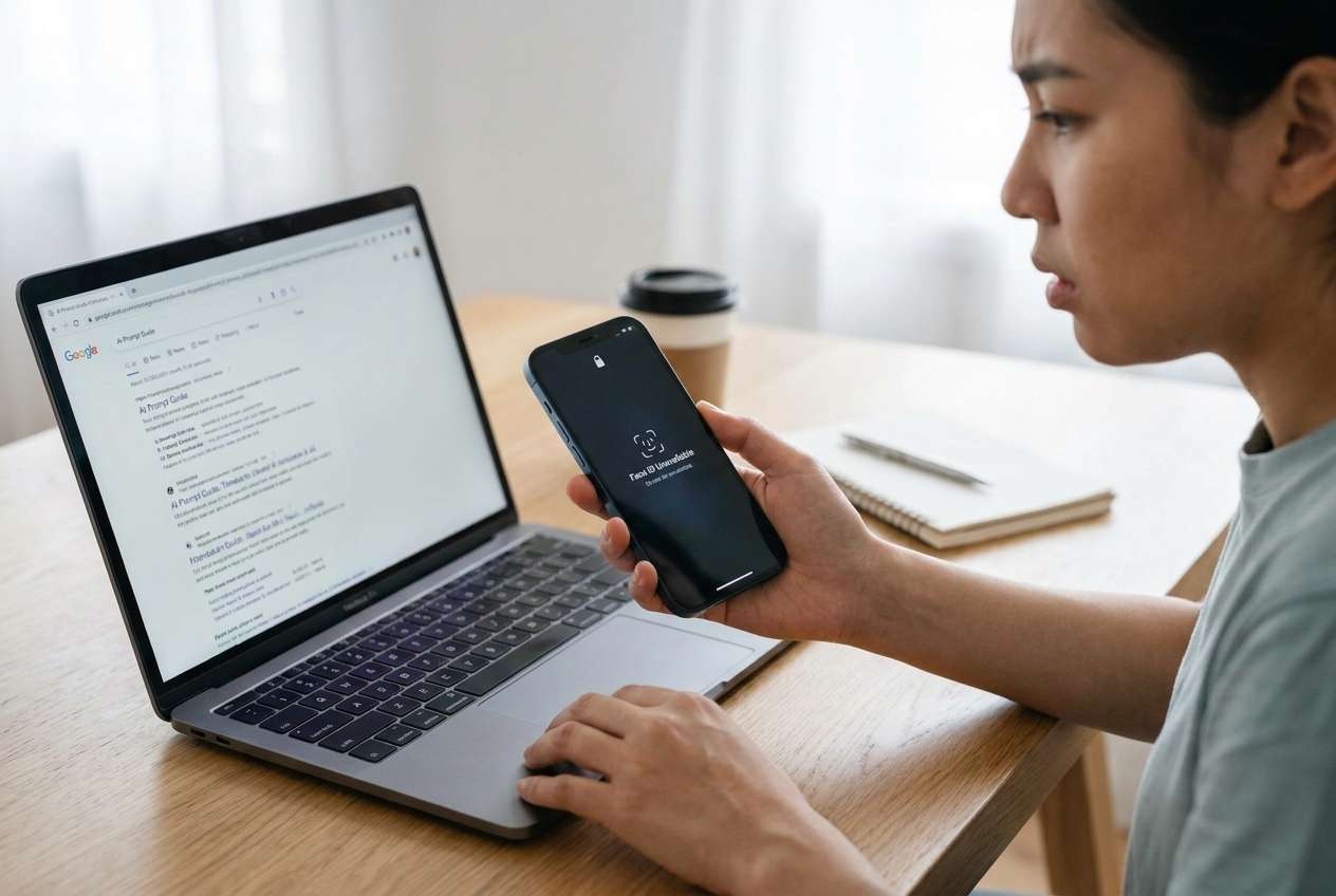 face id unavailable and iphone wont unlock: ai prompt guide | dr.fone prompt guide