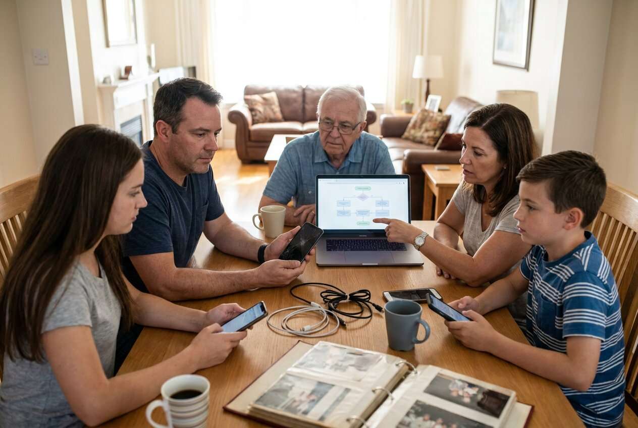 family phone migration plan with shared photos and chats: ai prompt guide | dr.fone prompt guide