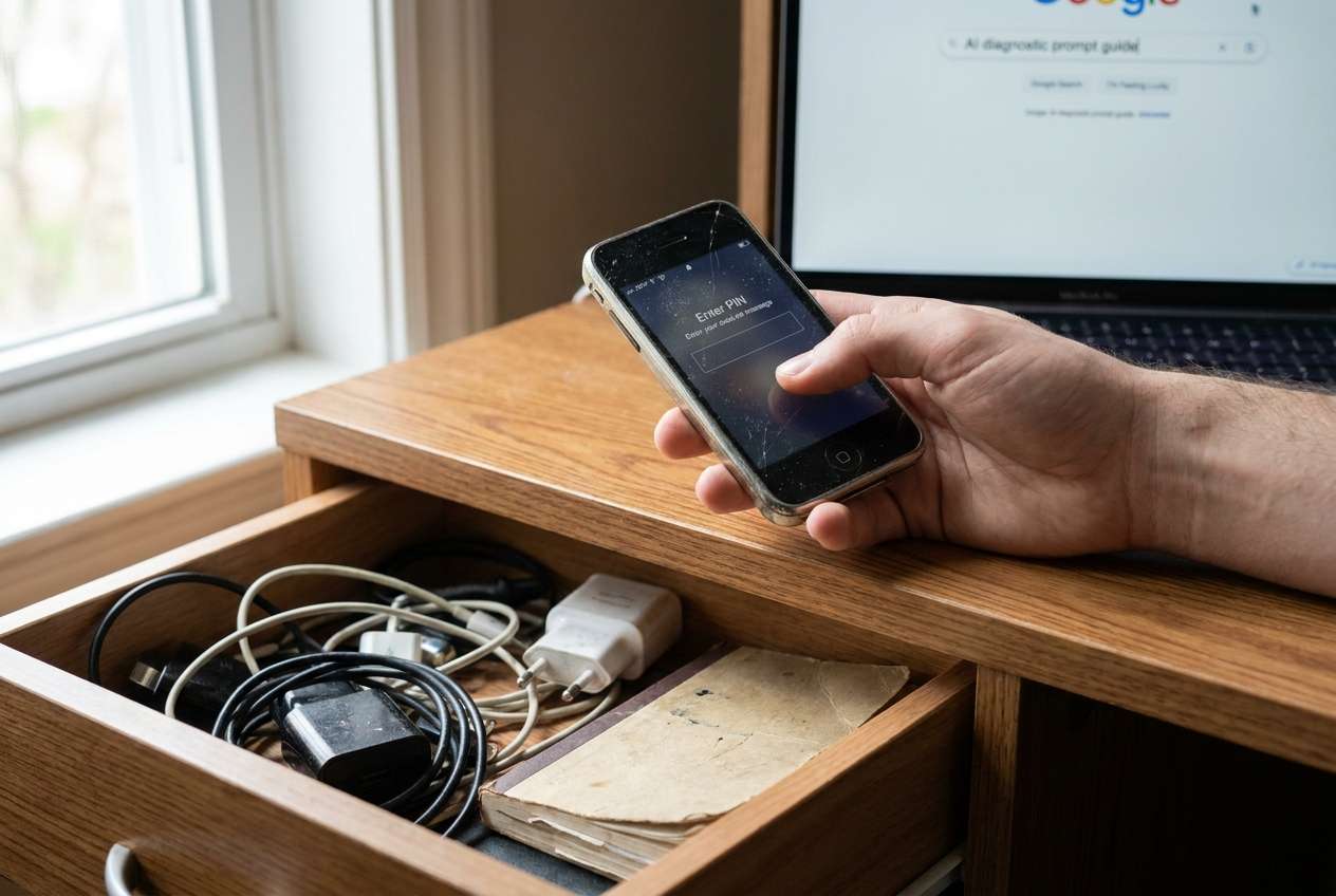 forgot old phone pin after months in drawer: ai prompt guide | dr.fone prompt guide