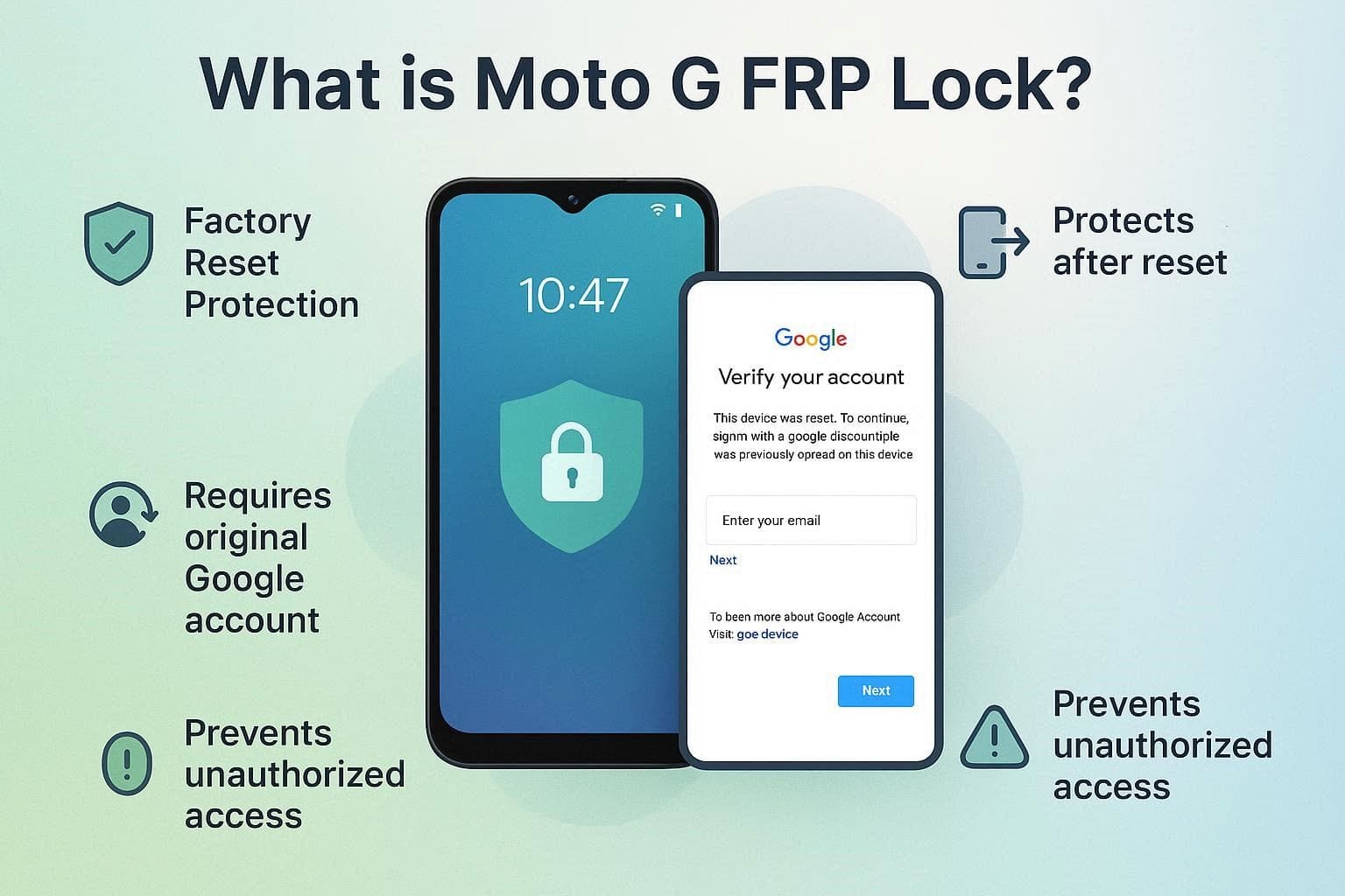 what is moto g frp