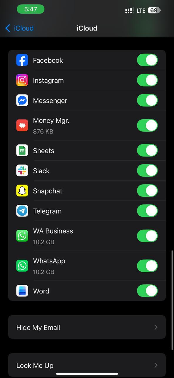 backup whatsapp to icloud